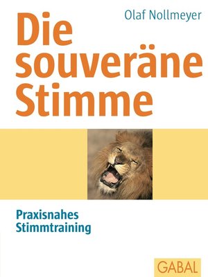 cover image of Die souveräne Stimme